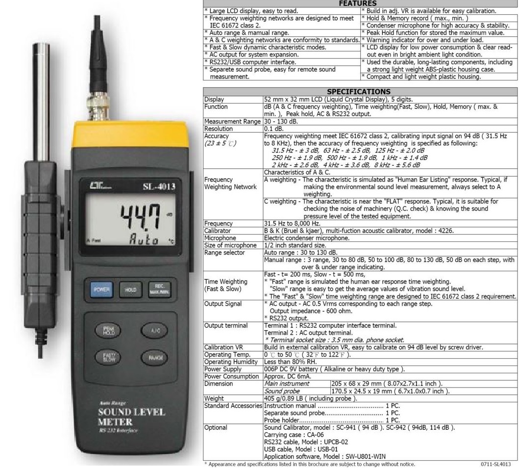 sl4013 features